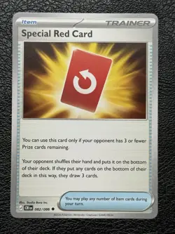 Special Red Card 082/086 - Uncommon - Pokemon TCG: Chaos Rising - English NM - Image 1