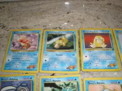 LOT OF 12 POKEMON GYM HEROES MISTY'S CARDS 2000 S - Image 2