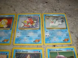 LOT OF 12 POKEMON GYM HEROES MISTY'S CARDS 2000 S - Image 3