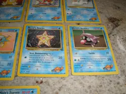 LOT OF 12 POKEMON GYM HEROES MISTY'S CARDS 2000 S - Image 5