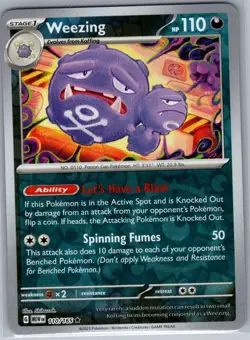Weezing 110/165 Reverse Holo SV: Scarlet & Violet 151 - Pokemon Card - NM - Image 1