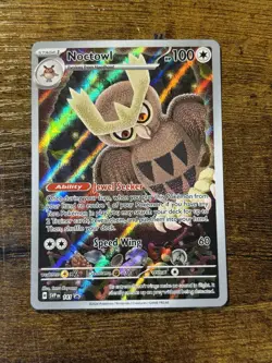 Pokemon TCG Noctowl #141 Promo Card Stellar Crown NM Condition - Image 1