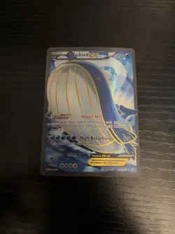 Pokemon TCG Wailord-EX Primal Clash Holo Full Art Ultra Rare Card 147/160 - Image 1