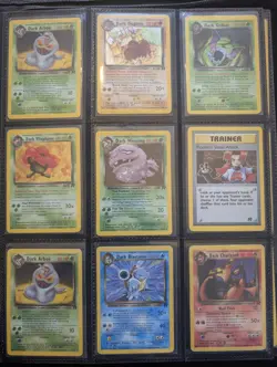 Pokemon TCG Team Rocket Bundle Vintage 1999 WOTC Unlimited Cards - Image 1
