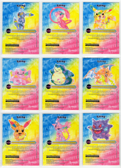 Blue Pokedex Cards - Limited Edition Box Hits * CRYSTAL CARDS * (9 CARD SET ) - Image 2