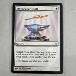 Wizards Fifth Dawn Steelshaper's Gift Uncommon White Sorcery Regular English MT… - Image 1