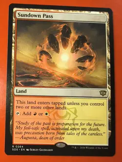 MTG, SUNDOWN PASS, RARE, 0264, NM - REGULAR FINISH, SOS - Image 1