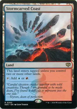 Stormcarved Coast - R263 - MTG - Strixhaven (SOS) - Image 1