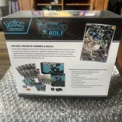 Pokemon TCG Black Bolt Elite Trainer Box ETB New Factory Sealed - Image 3