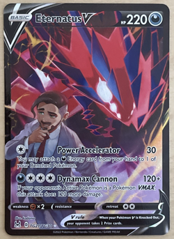 Pokemon TCG Eternatus V TG21/TG30 SWSH Lost Origin Trainer Gallery NM - Image 1