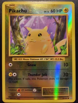 Pikachu 35/108 Evolutions Reverse Holo Pokemon Tcg Lp - Image 1