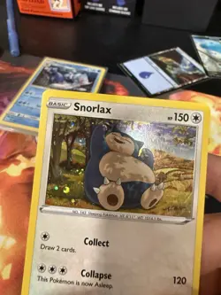 Pokemon TCG SWSH Rebel Clash Snorlax 141/192 Cosmos Holo Promo - Image 3