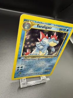 Feraligatr 4/111 Neo Genesis 1st Edition Holo Rare Pokemon TCG English - Image 2