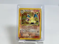 Charizard Holo 4/130 Base Set 2 Pokemon Card 2000 WOTC Vintage DAMAGED SEE PICS - Image 1