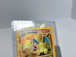 Charizard Holo 4/130 Base Set 2 Pokemon Card 2000 WOTC Vintage DAMAGED SEE PICS - Image 3