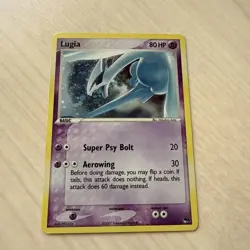 Lugia 002/017 POP Series 5 Holo LP/NM Pokemon English HD Swirl - Image 1