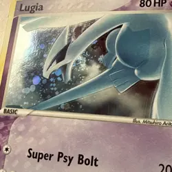 Lugia 002/017 POP Series 5 Holo LP/NM Pokemon English HD Swirl - Image 4