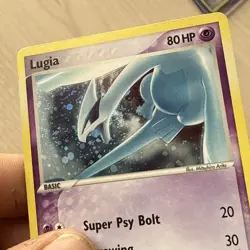 Lugia 002/017 POP Series 5 Holo LP/NM Pokemon English HD Swirl - Image 5