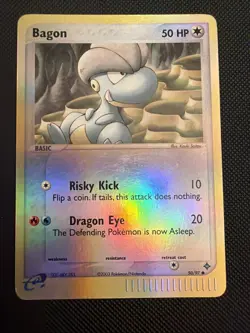 Bagon #50/97 - Pokemon TCG- EX Dragon - Reverse Holo - LP - Image 1