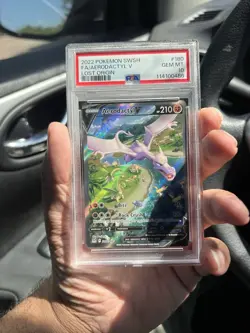 Aerodactyl V 180/196 PSA 10 Lost Origin Pokemon Card MINT - Image 2