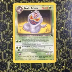 Dark Arbok Wizards Stamped 19/82 WOTC Promo Card Pokemon TCG - Image 1