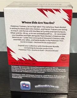 Pokemon TCG Scarlet & Violet—Destined Rivals Booster Bundle Box Sealed 6 Packs - Image 2