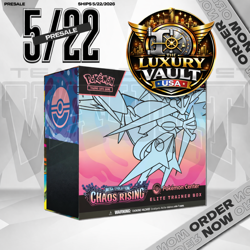 Pokemon TCG: Chaos Rising - Pokemon Center Elite Trainer Box - ETB Presale 5/22 - Image 1