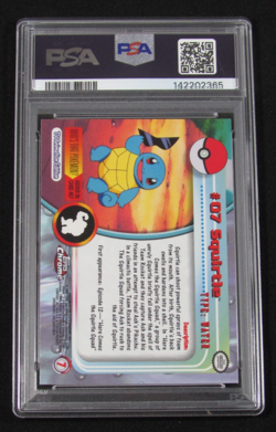 2000 Topps Chrome Pokemon T.V. #7 SQUIRTLE PSA 7 NM - Image 2