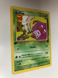 1999 Pokemon 1st Edition Koffing - Team Rocket 58/82 - Played - WOTC - Image 3