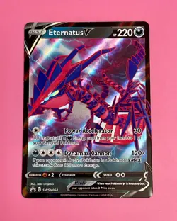 Pokemon TCG - Eternatus V - SWSH064 - Sword & Shield Black Star Promo - NM-M - Image 1