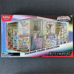 Pokemon TCG Prismatic Evolutions Premium Figure Collection Box New & Sealed - Image 1