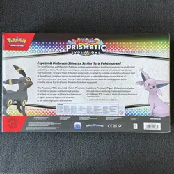 Pokemon TCG Prismatic Evolutions Premium Figure Collection Box New & Sealed - Image 2