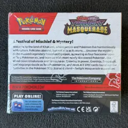 Pokemon TCG Scarlet & Violet Twilight Masquerade Booster Box New & Sealed - Image 2
