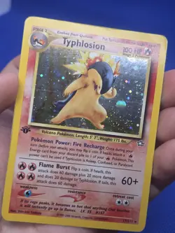 Vintage Pokemon Neo Genesis 1st Edition Typhlosion 17/111 Holo Rare HP/DMG - Image 2