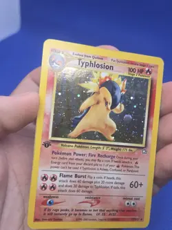 Vintage Pokemon Neo Genesis 1st Edition Typhlosion 17/111 Holo Rare HP/DMG - Image 4