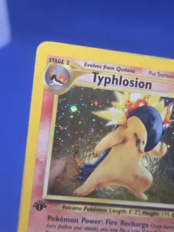 Vintage Pokemon Neo Genesis 1st Edition Typhlosion 17/111 Holo Rare HP/DMG - Image 5