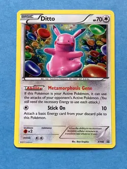 Pokemon Holo Black Star Promo Ditto- XY40 – NM/NM+ - Image 1