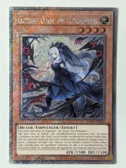 Leitende Quem, die Tugendhafte RA04-DE043 Platinum Secret Rare DE NM YUGIOH - Image 1