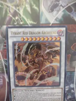 Tyrant Red Dragon Archfiend TDIL-EN050 The Dark Illusion 1st Edition - Image 2