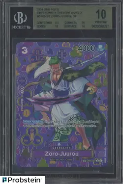 2024 One Piece Emperors in the New World OP05 Zoro-Juurou SP BGS 10 PRISTINE - Image 1