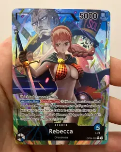 Rebecca OP04-039 One Piece TCG Alt Art Leader! English Near Mint Condition - Image 1