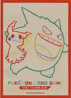 “Gengar & Mimikyu” Japan Pokemon Center Tag Team GX Individual Card Sleeve - Image 1