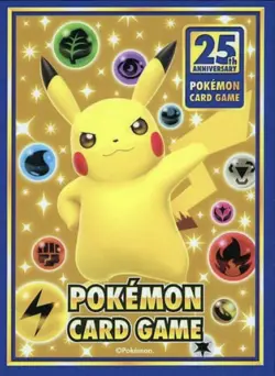 “25th Anniversary Collection” Pokemon Card Sleeve Japan Pikachu X1 - Image 1