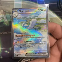 Pokemon TCG Altaria EX Holo Card Sv04: Paradox Rift 253/182 NM - Image 1