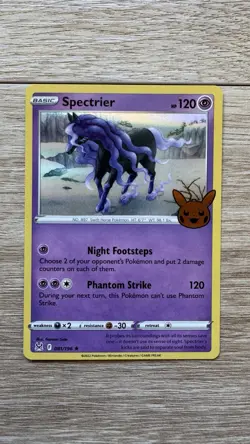 Pokemon Spectrier 081/196 - Trick or Trade 2023 Rare Holo Card NM - Image 1