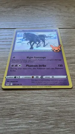 Pokemon Spectrier 081/196 - Trick or Trade 2023 Rare Holo Card NM - Image 2