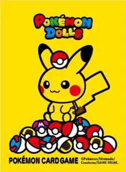 “Pokemon Dolls” Japan Pokemon Center Card Sleeve Deck Sealed Pikachu X1 - Image 1