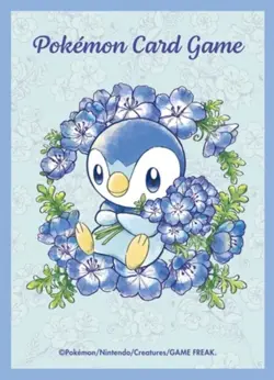 “Baby Blue Eyes” Japan Pokemon Center Card Sleeve Deck Sealed Piplup X1 - Image 1