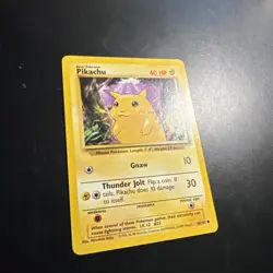 Pikachu Base Set 58/102 Common - Pokemon Card (LP) - Image 3