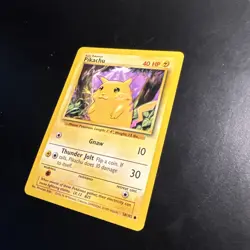 Pikachu Base Set 58/102 Common - Pokemon Card (LP) - Image 4